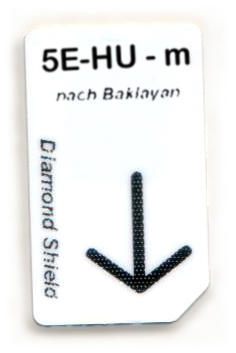 5 Elemente-Holz-Unterstützung Chipcard nach Baklayan