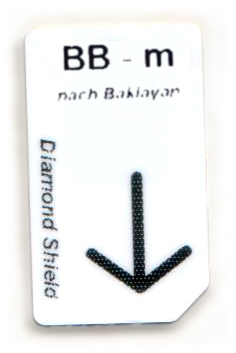 BB - m Chipcard nach Baklayan für Diamond Shield Zapper