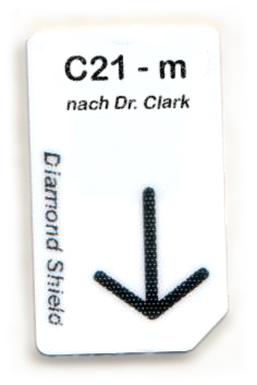 C21 - m Chipcard nach Dr. Clark für Diamond Shield Zapper