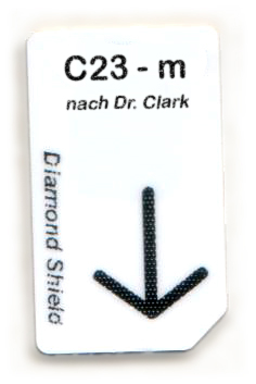 C23 - m Chipcard nach Dr. Clark für Diamond Shield Zapper