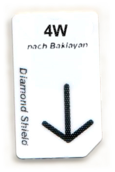 4W - m Chipcard 4W - 4 Wälle - Chipkarte nach Baklayan