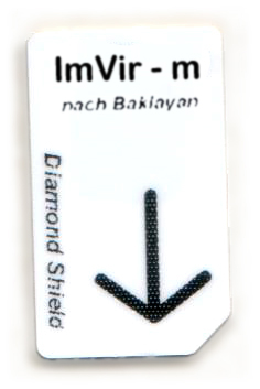 ImVir  -  m Chipcard  Imvir - m Chipcard nach Baklayan für Diamond Shield Zapper