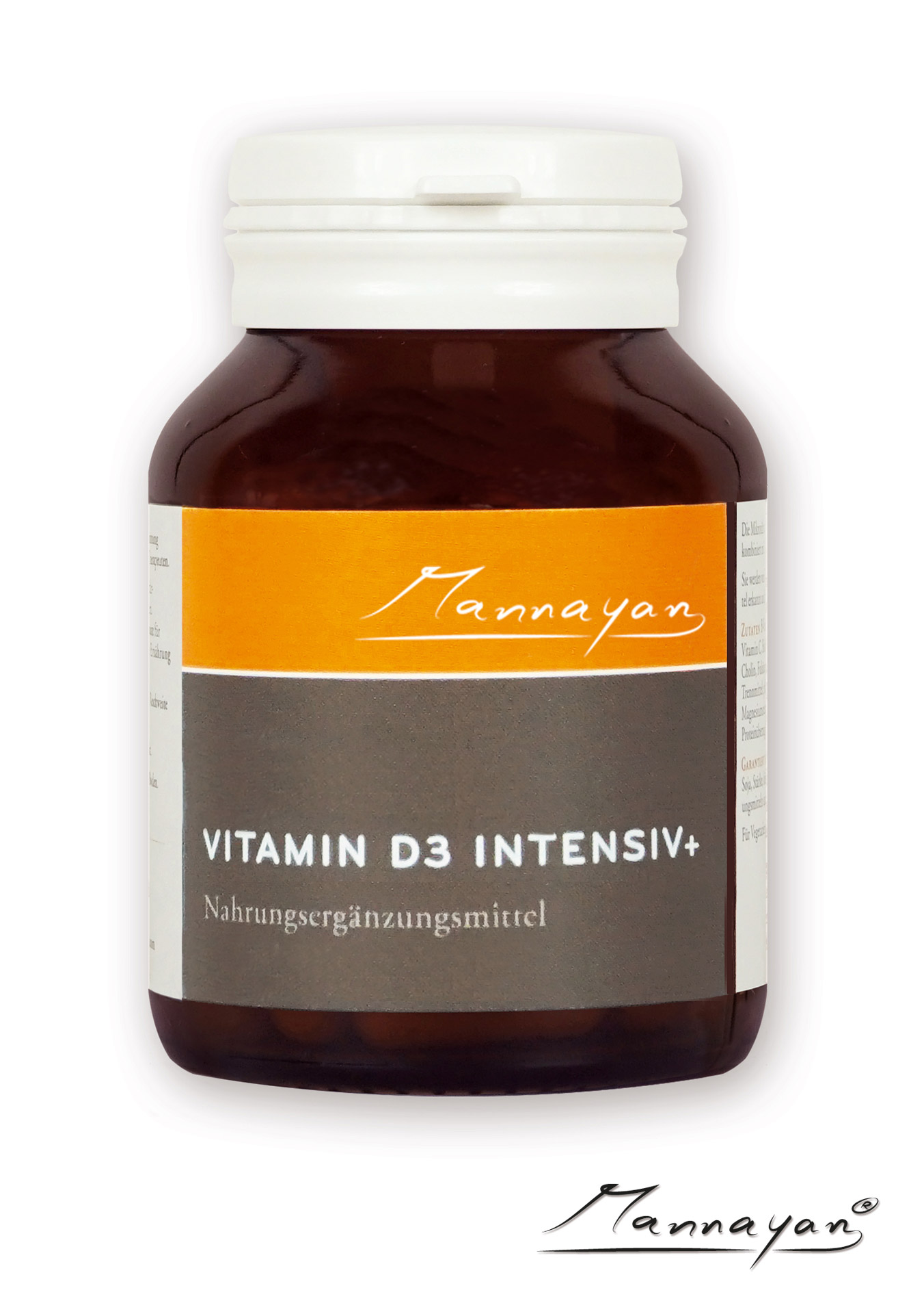 Mannayan VITAMINE D3 INTENSIVE + (90 tabletten) Mannayan VITAMINE D3 INTENSIVE + (90 tabletten)