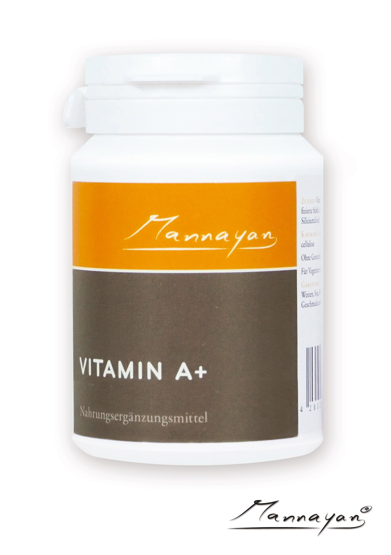 Mannayan VITAMINE A + (60 capsules) Vitamin A+ von Mannayan