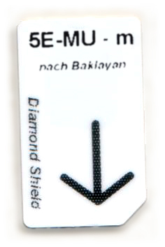 5 Elemente-Metall-Unterstützung Chipcard nach Baklayan